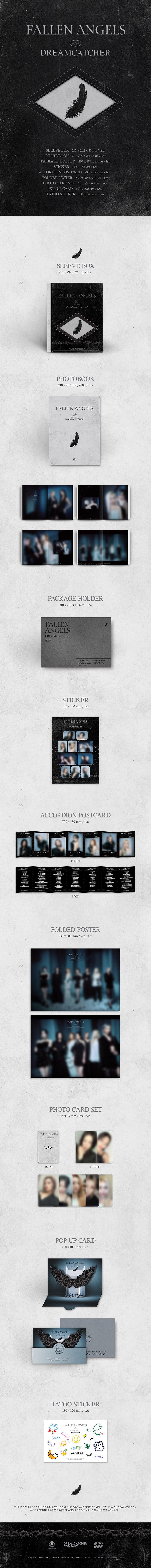 [PRE ORDER] DREAMCATCHER - 2024 OFFICIAL PHOTOBOOK [FALLEN ANGELS] - KAEPJJANG SHOP (캡짱 숍)