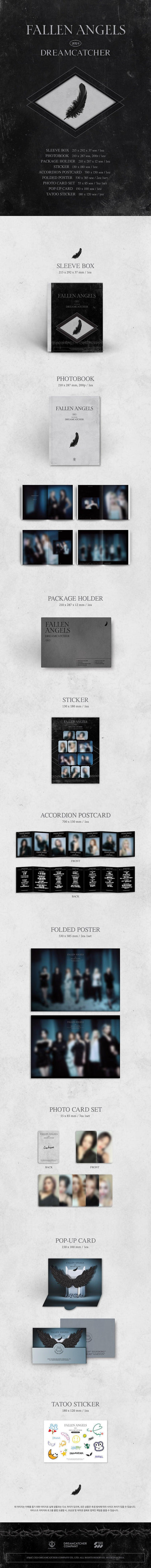 [PRE ORDER] DREAMCATCHER - 2024 OFFICIAL PHOTOBOOK [FALLEN ANGELS] - KAEPJJANG SHOP (캡짱 숍)