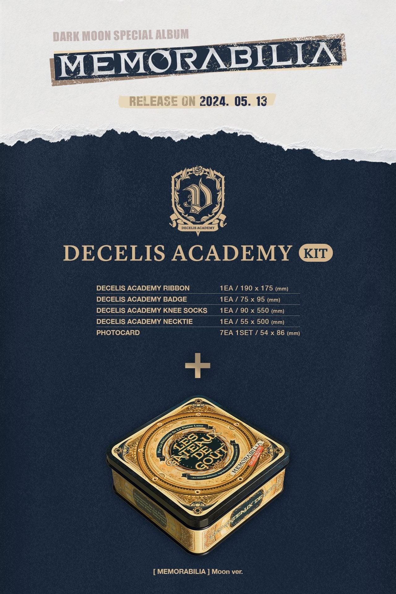 [PRE ORDER] ENHYPEN - [MEMORABILIA] (DARK MOON Special Album ) MOON Ver & Decelis Academy KIT(POB Weverse Shop GIFT) - KAEPJJANG SHOP (캡짱 숍)