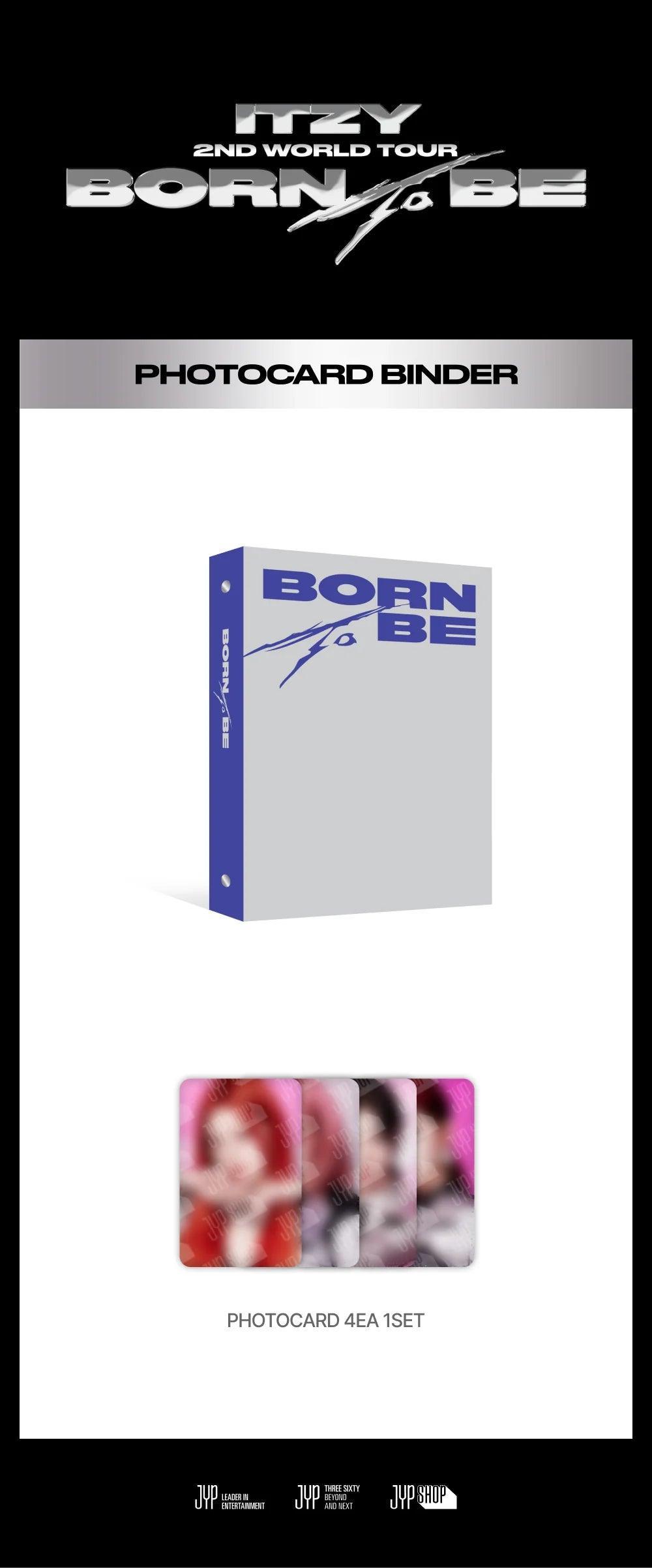 [PRE ORDER] ITZY - [BORN TO BE] in Seoul MD : PHOTOCARD BINDER - KAEPJJANG SHOP (캡짱 숍)