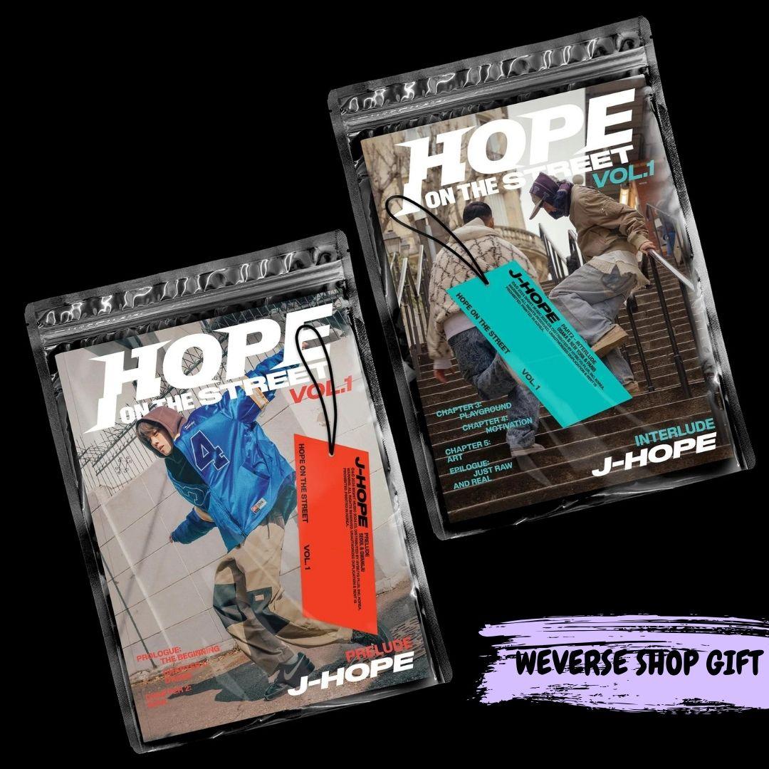 [PRE ORDER] J-HOPE (BTS) - [HOPE ON THE STREET Vol.01] (P.O.B Weverse Shop Gift) - KAEPJJANG SHOP (캡짱 숍)