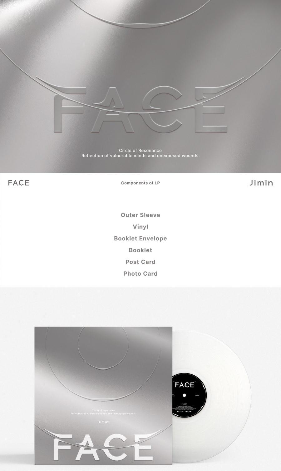 [PRE-ORDER] JIMIN (BTS) - FACE (LP vers.) - KAEPJJANG SHOP (캡짱 숍)