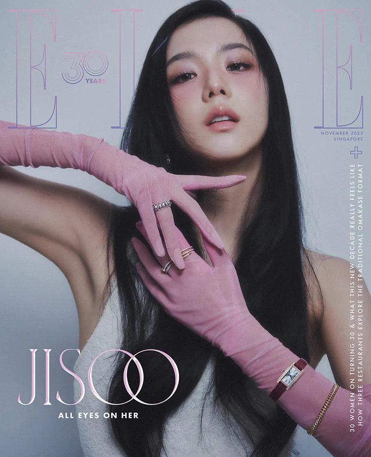 [PRE ORDER] JISOO (BLACKPINK) - ELLE SINGAPORE MAGAZINE - November Issue - KAEPJJANG SHOP (캡짱 숍)