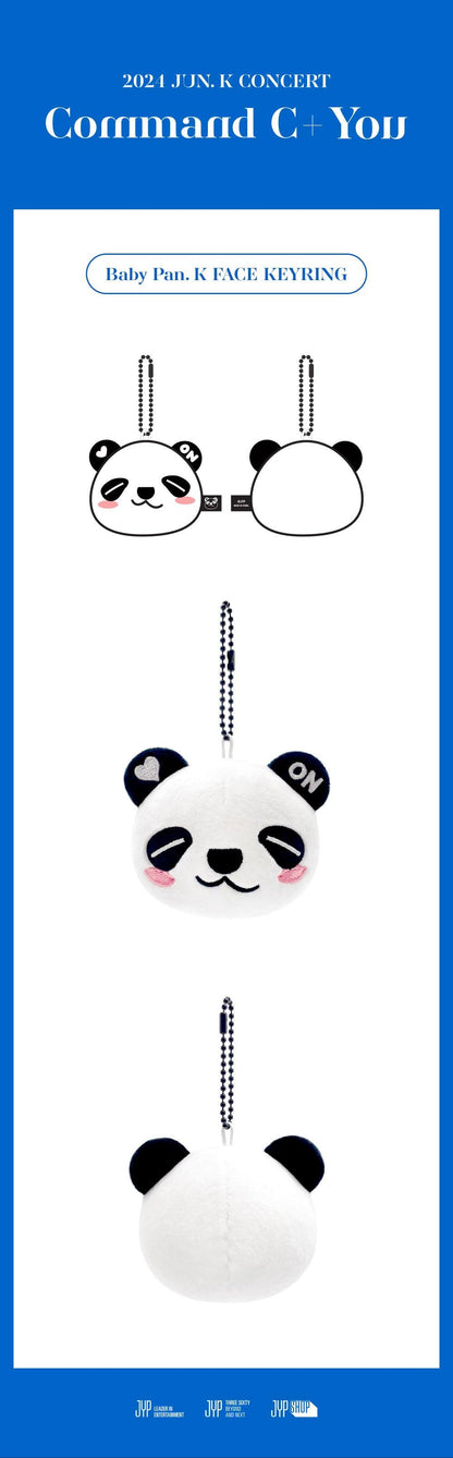 [PRE ORDER] JUN.K (2PM) - COMMAND C YOU (Official MD): Baby Pan. K Face Keyring 