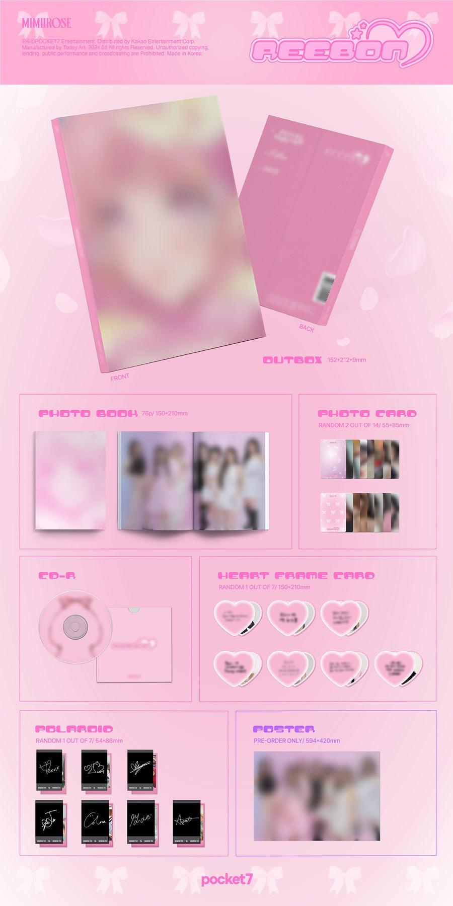 [PRE ORDER] MIMIIROSE- [REEBON] - KAEPJJANG SHOP (캡짱 숍)