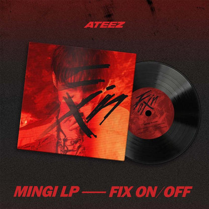 [PRE ORDER] MINGI (ATEEZ) - [FIX ON/OFF] LP (Happy Birthday Official MD). - KAEPJJANG SHOP (캡짱 숍)