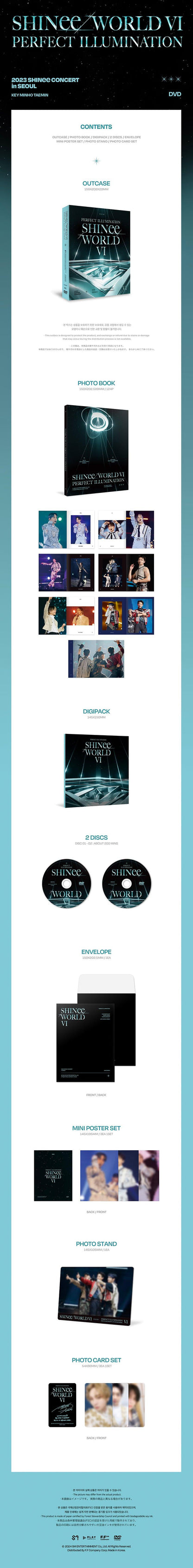 [PRE ORDER] SHINee - World Tour VI [PERFECT ILLUMINATION] in SEOUL (DVD) - KAEPJJANG SHOP (캡짱 숍)