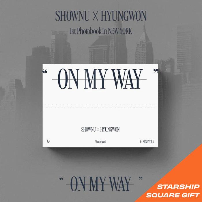 [PRE ORDER] (Starship Square Gift) SHOWNU & HYUNGWON (MONSTA X) -1st Photo Exhibition [ON MY WAY] - KAEPJJANG SHOP (캡짱 숍)