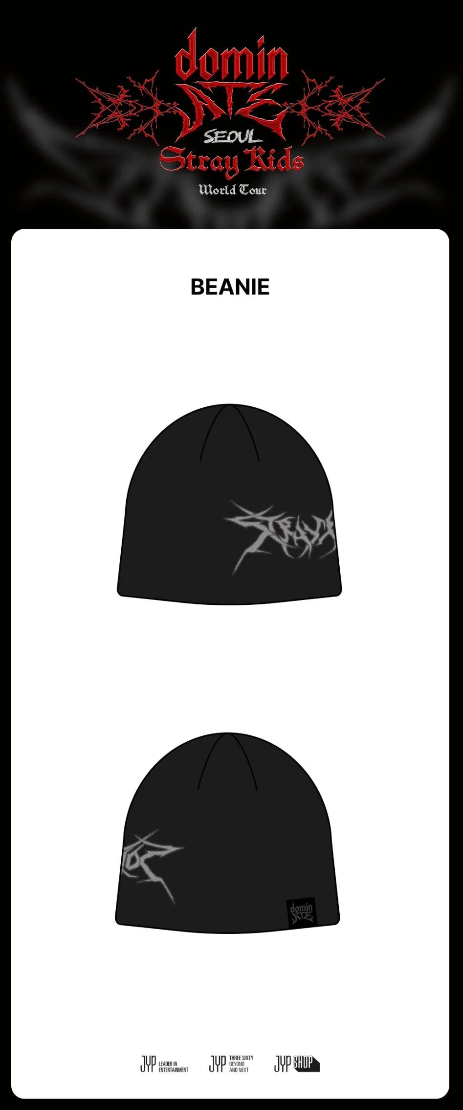 [PRE ORDER] STRAY KIDS - dominATE SEOUL (Official MD) / BEANIE - KAEPJJANG SHOP (캡짱 숍)