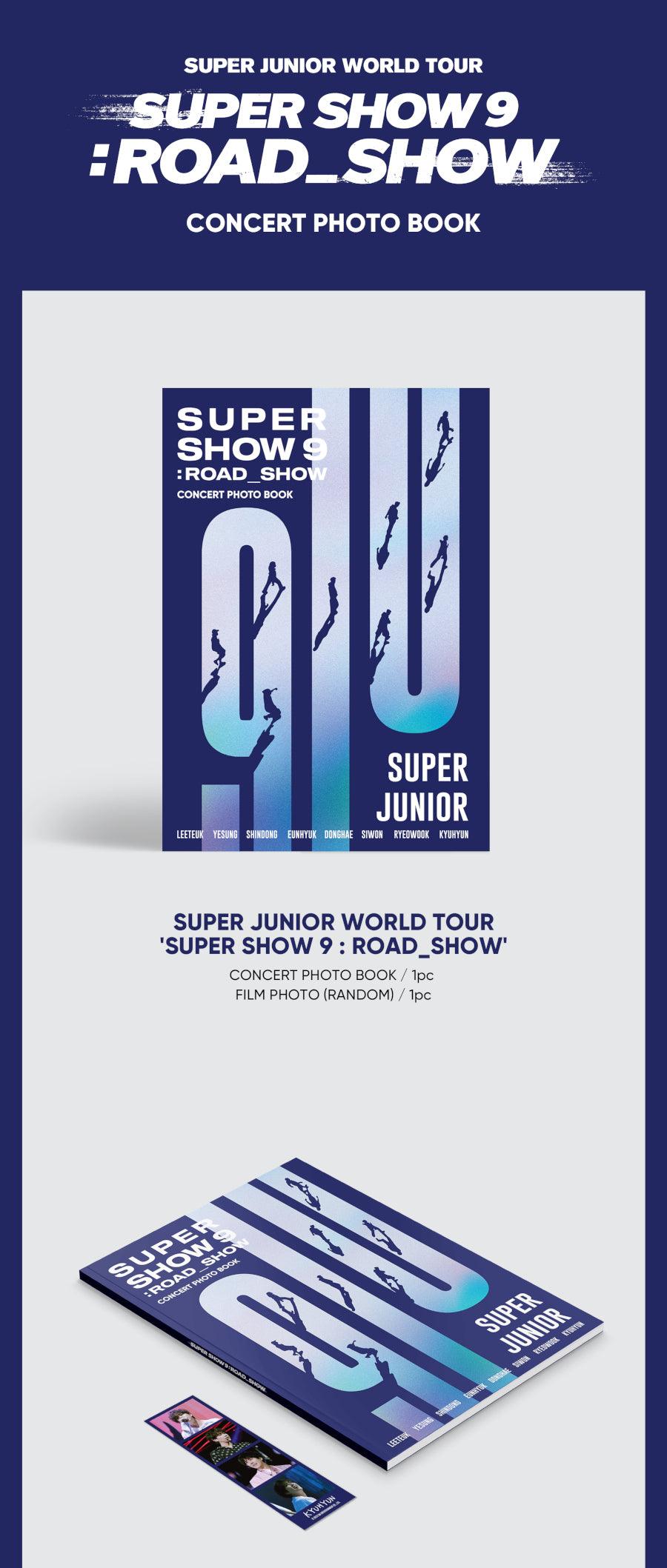 [PRE ORDER] SUPER JUNIOR - SJ WORLD TOUR [SUPER SHOW 9 : ROAD SHOW] (Photobook) - KAEPJJANG SHOP (캡짱 숍)