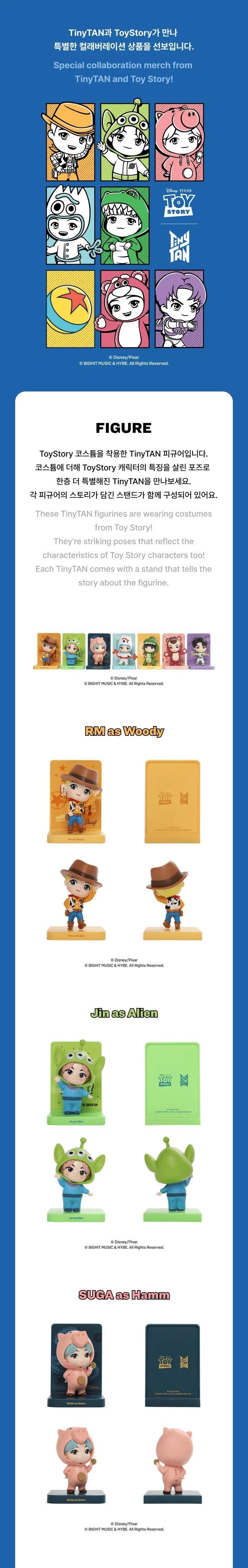 [PRE ORDER] TinyTAN X TOY STORY Collaboration (Official MD) : FIGURE