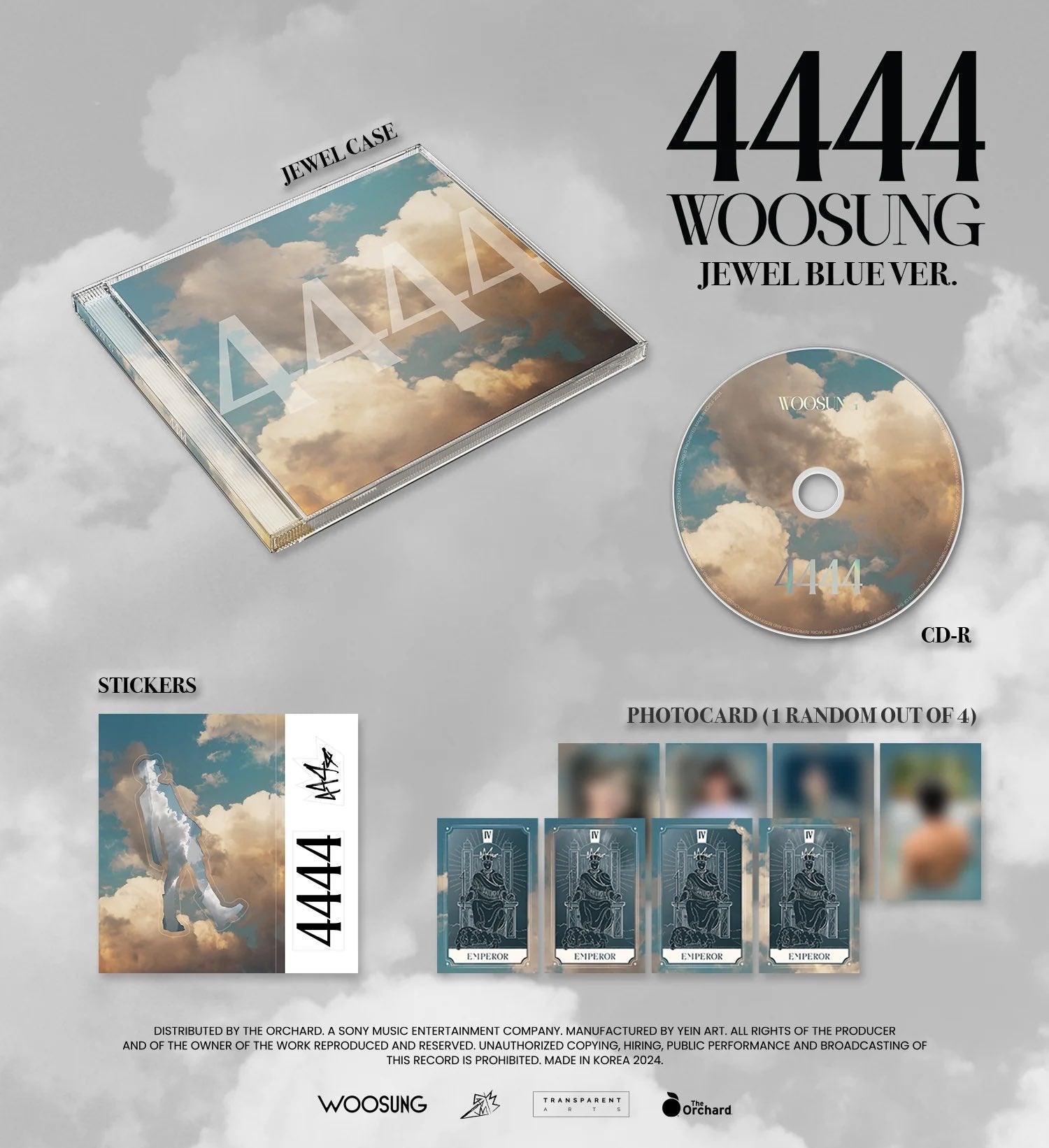 [PRE ORDER] WOOSUNG (THE ROSE) - [4444] (JEWEL CASE Ver.) - KAEPJJANG SHOP (캡짱 숍)