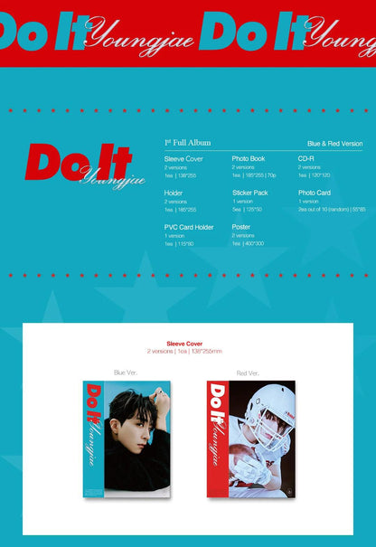[PRE ORDER] YOUNGJAE - Album Vol.01 (GOT7)- [DO IT] - KAEPJJANG SHOP (캡짱 숍)