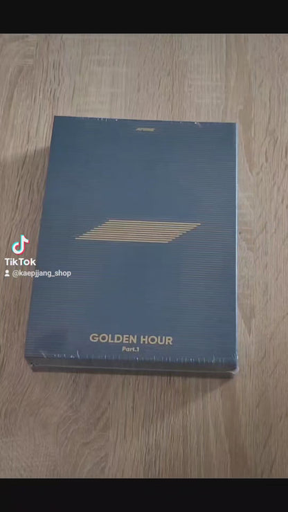 [UNBOXING] ATEEZ - [GOLDEN HOUR PART.1] Blue Hour Ver.﻿