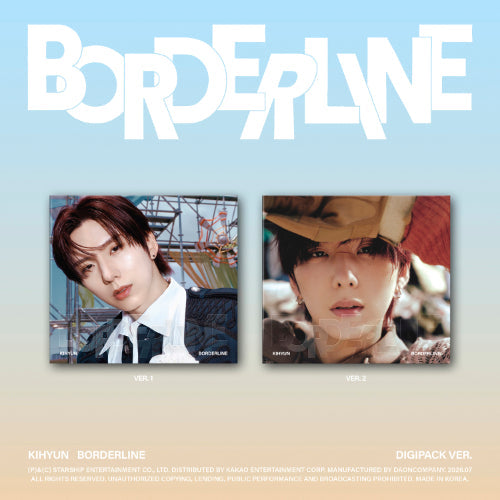 KIHYUN -  [BORDERLINE]  (DIGIPACK Ver.) DH GLOBAL