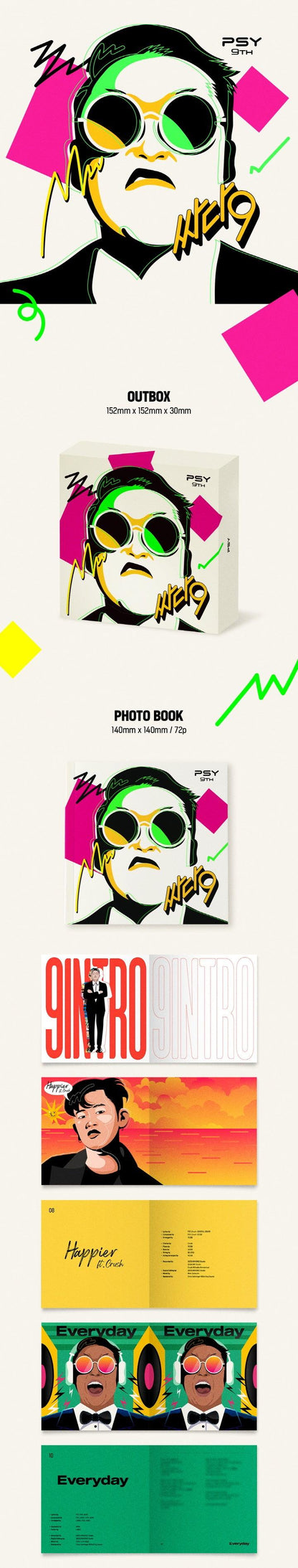 PSY - Mini Album Vol.9 [싸다9(SSADA9)] - KAEPJJANG SHOP (캡짱 숍)