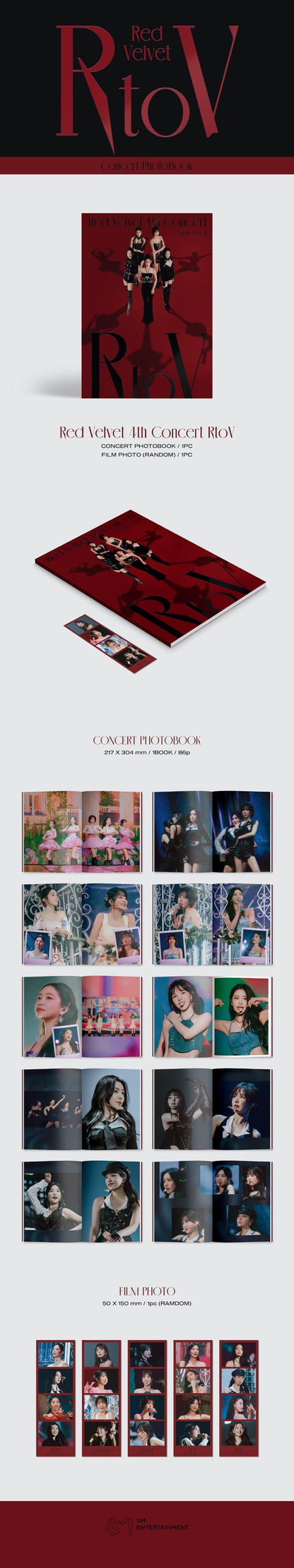 Red Velvet - 4th Concert : [R to V] Concert Photobook - KAEPJJANG SHOP (캡짱 숍)