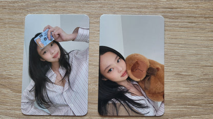 JENNIE - [RUBY] OFFICIAL PHOTOCARD  MAKESTAR LUCKY DRAW KAEPJJANG SHOP (캡짱 숍)