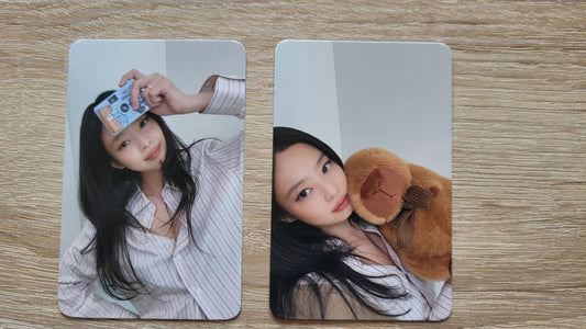 JENNIE - [RUBY] OFFICIAL PHOTOCARD  MAKESTAR LUCKY DRAW KAEPJJANG SHOP (캡짱 숍)