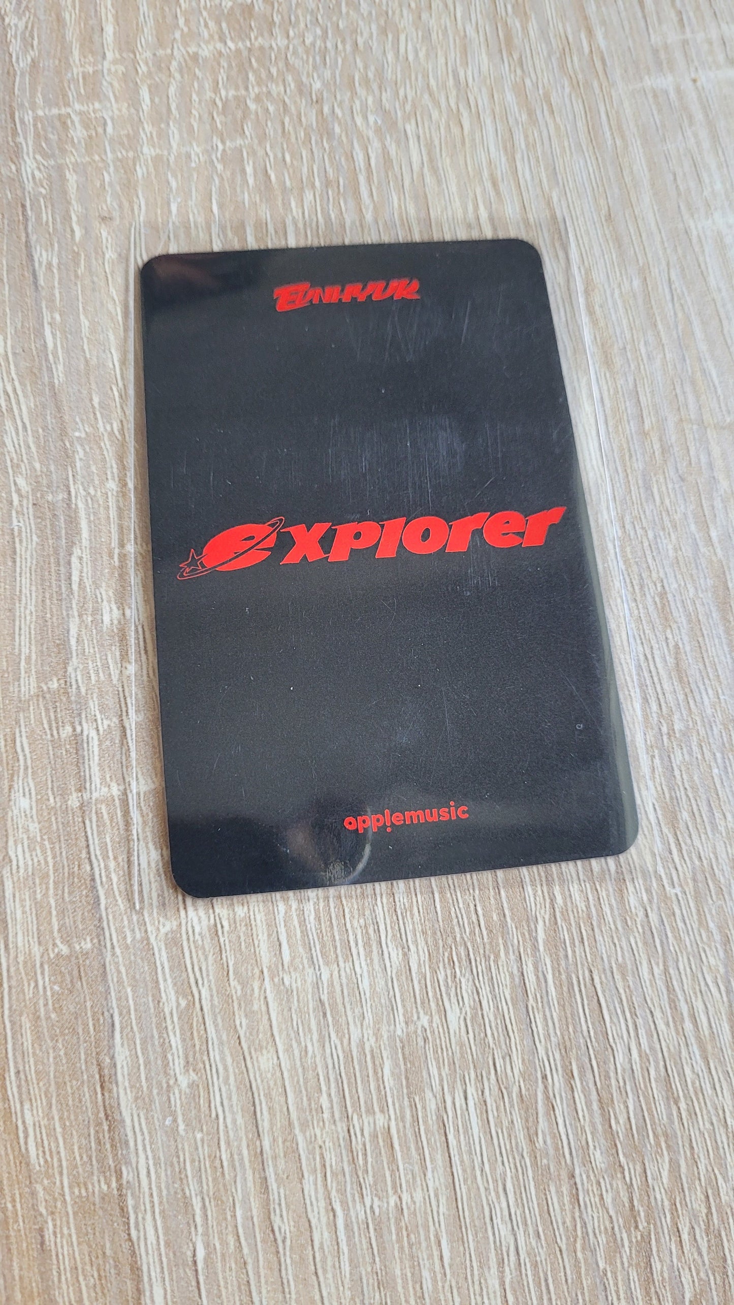EUNHYUK - [EXPLORER] OFFICIAL PHOTOCARD  POB APPLE MUSIC KAEPJJANG SHOP (캡짱 숍)