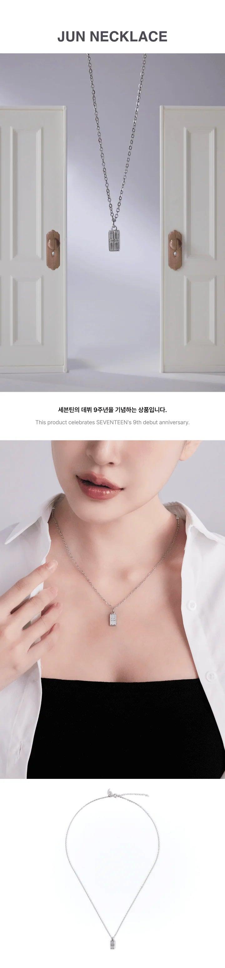 SEVENTEEN - 9TH ANNIVERSARY (Official MD) / NECKLACE : JUN - KAEPJJANG SHOP (캡짱 숍)