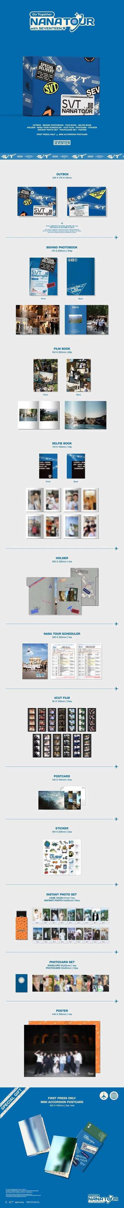 SEVENTEEN - NANA TOUR with SEVENTEEN - 2024 MOMENT PACKAGE (P.O.B Weverse Shop Gift) - KAEPJJANG SHOP (캡짱 숍)