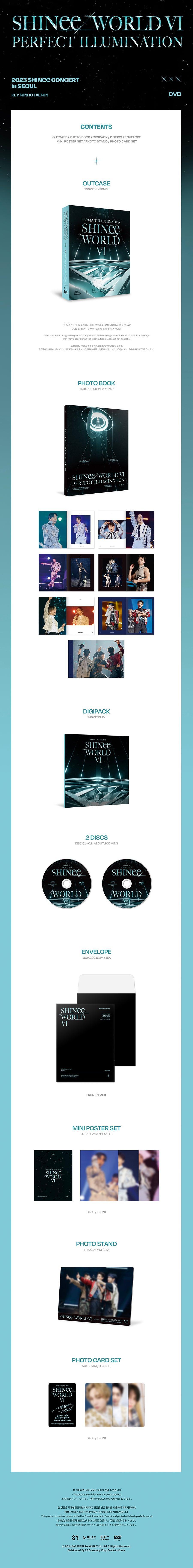 SHINee - World Tour VI [PERFECT ILLUMINATION] in SEOUL (DVD) - KAEPJJANG SHOP (캡짱 숍)