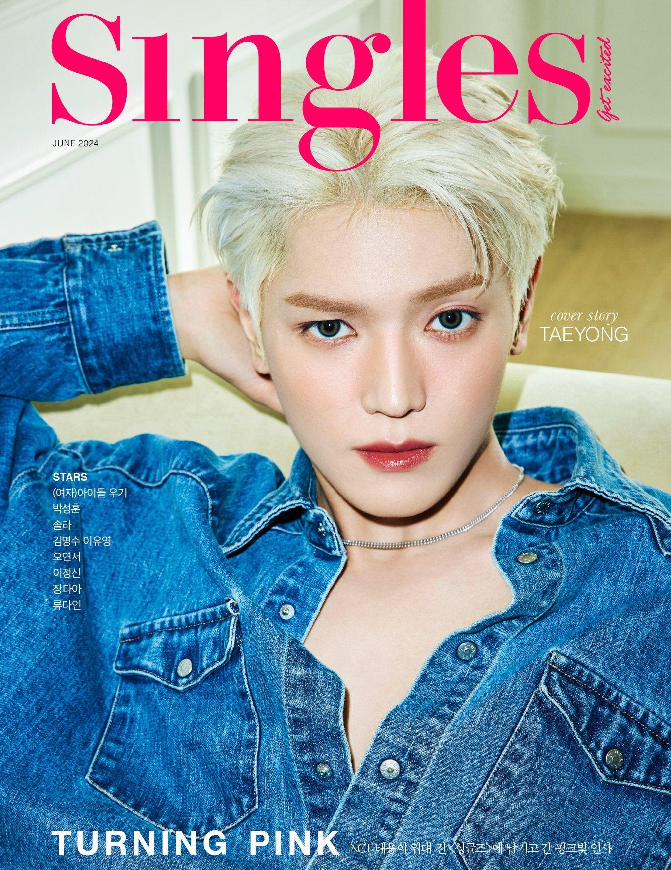 SINGLES KOREA MAGAZINE (2024 June) / COVER : TAEYONG (NCT) - KAEPJJANG SHOP (캡짱 숍)