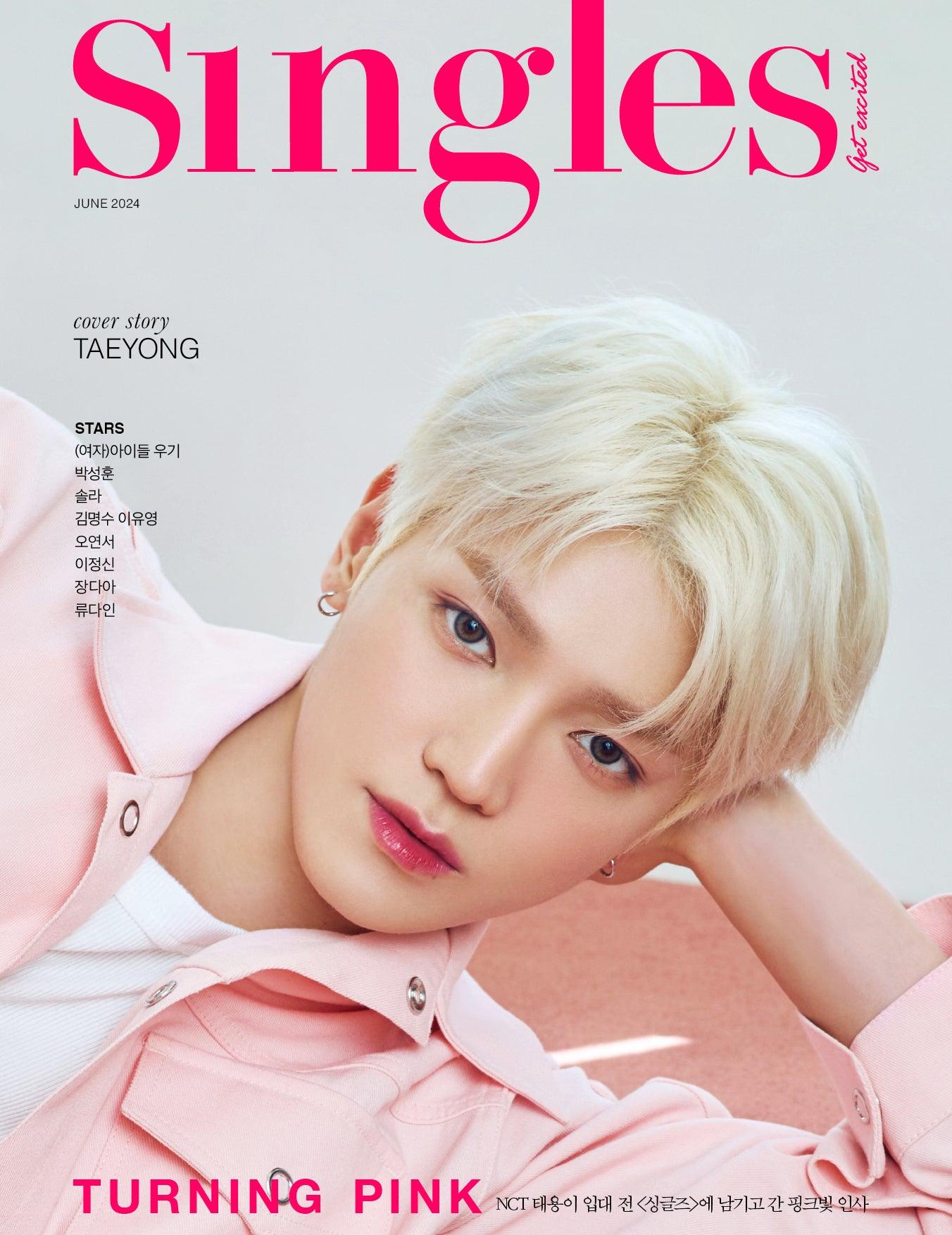 SINGLES KOREA MAGAZINE (2024 June) / COVER : TAEYONG (NCT) - KAEPJJANG SHOP (캡짱 숍)