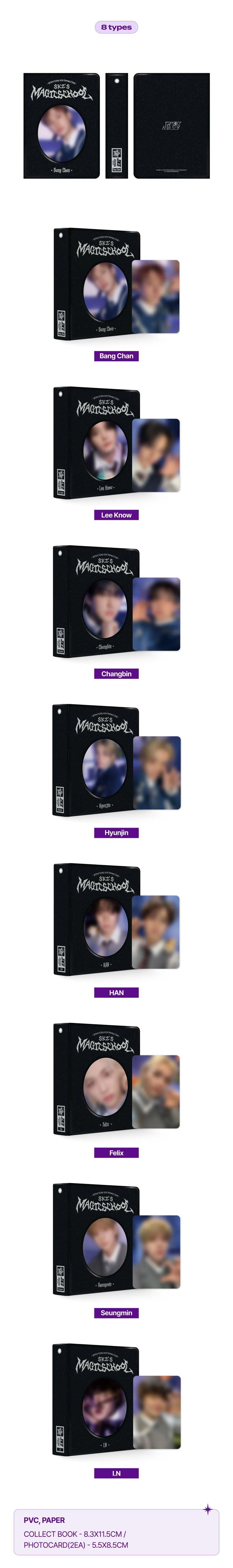 STRAY KIDS - SKZ'S MAGIC SCHOOL (Official MD) : COLLECT BOOK - KAEPJJANG SHOP (캡짱 숍)