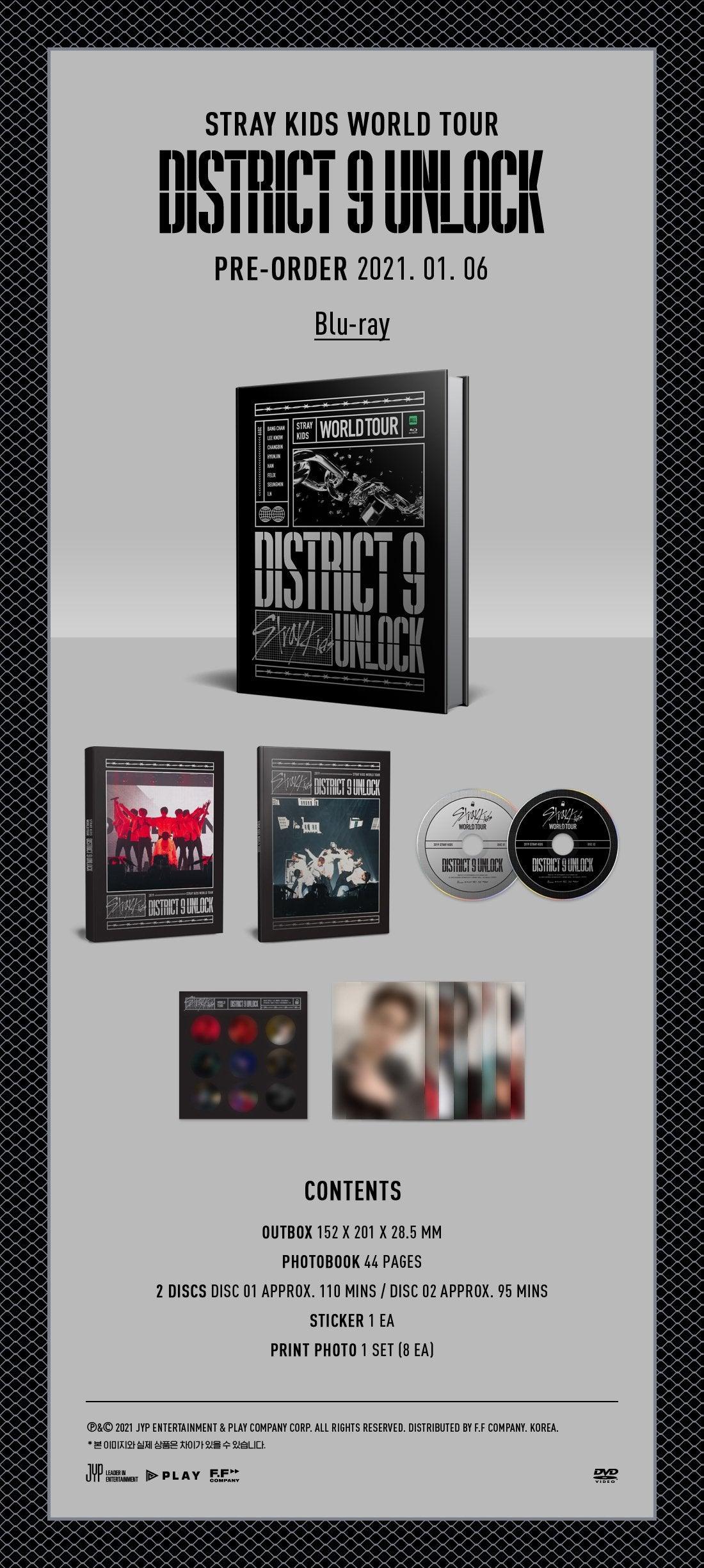 STRAY KIDS - World Tour [DISTRICT 9 : UNLOCK] in Seoul (Blu-Ray) - KAEPJJANG SHOP (캡짱 숍)