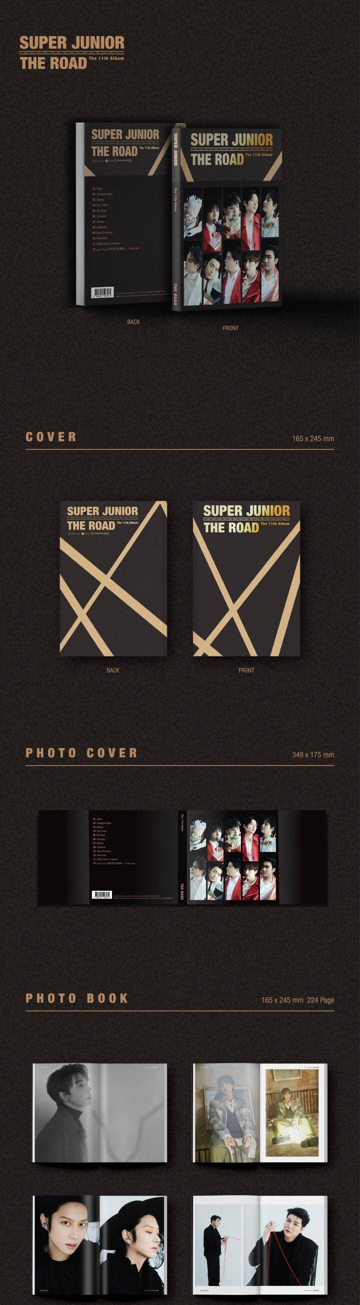 SUPER JUNIOR - Album Vol.11 [THE ROAD] - KAEPJJANG SHOP (캡짱 숍)
