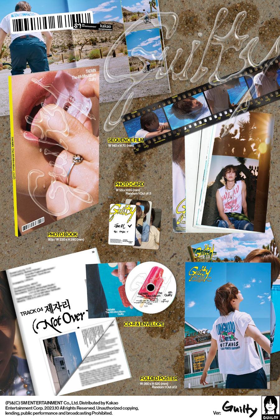 TAEMIN (SHINee) - Mini Album Vol.4 [GUILTY] (Photobook vers.) - KAEPJJANG SHOP (캡짱 숍)