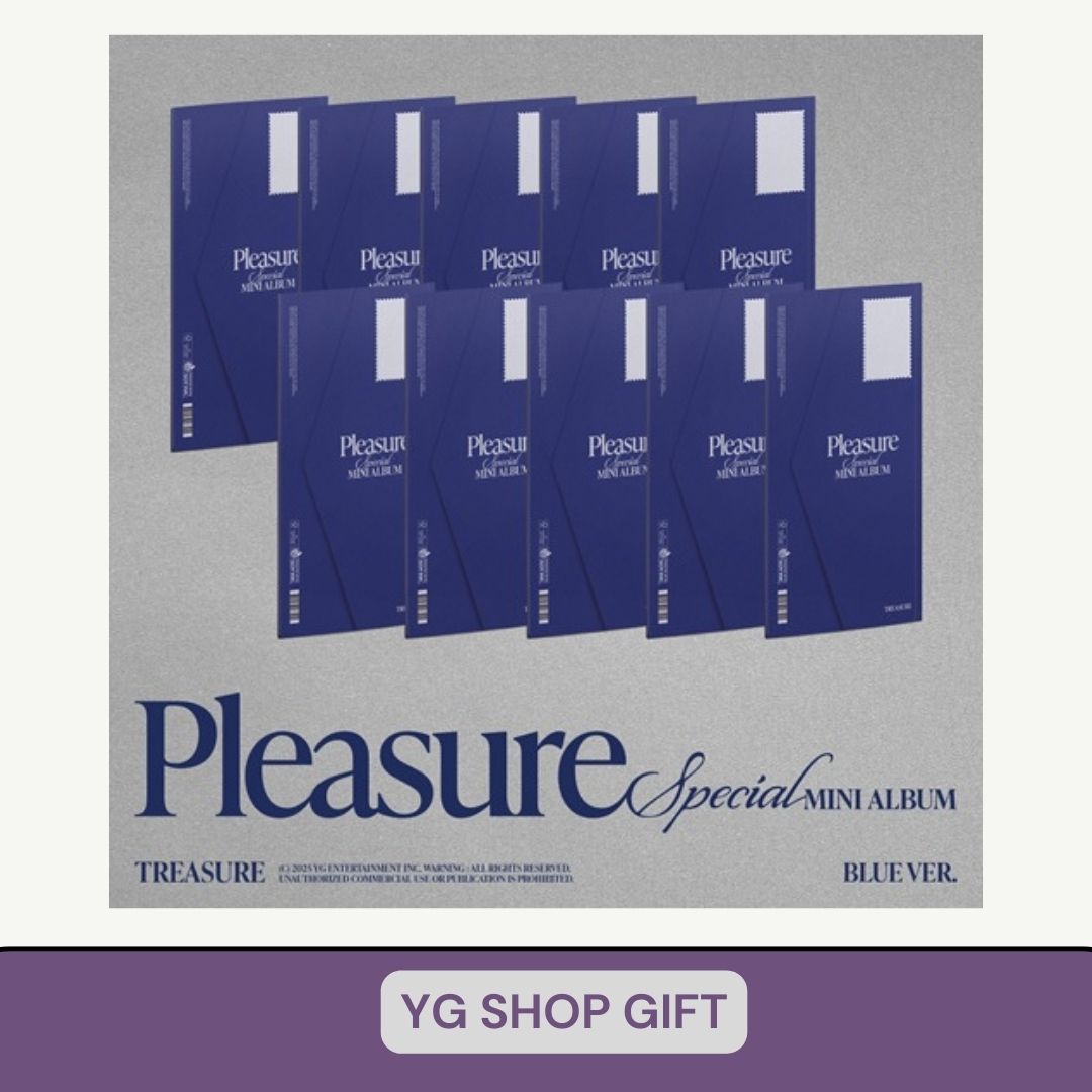 [PRE ORDER] TREASURE - [PLEASURE] (Blue Ver.)  (P.O.B YG SHOP)