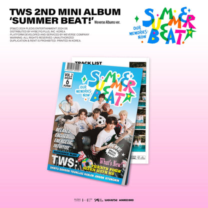 TWS - [SUMMER BEAT] (Weverse Album) - KAEPJJANG SHOP (캡짱 숍)