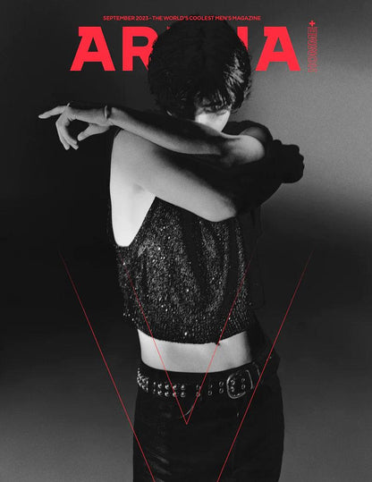 V(BTS) - ARENA HOMME COVER (Sept 2023.) - KAEPJJANG SHOP (캡짱 숍)