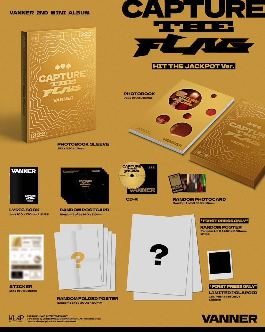 VANNER - Mini Album Vol.2 [CAPTURE THE FLAG] - KAEPJJANG SHOP (캡짱 숍)