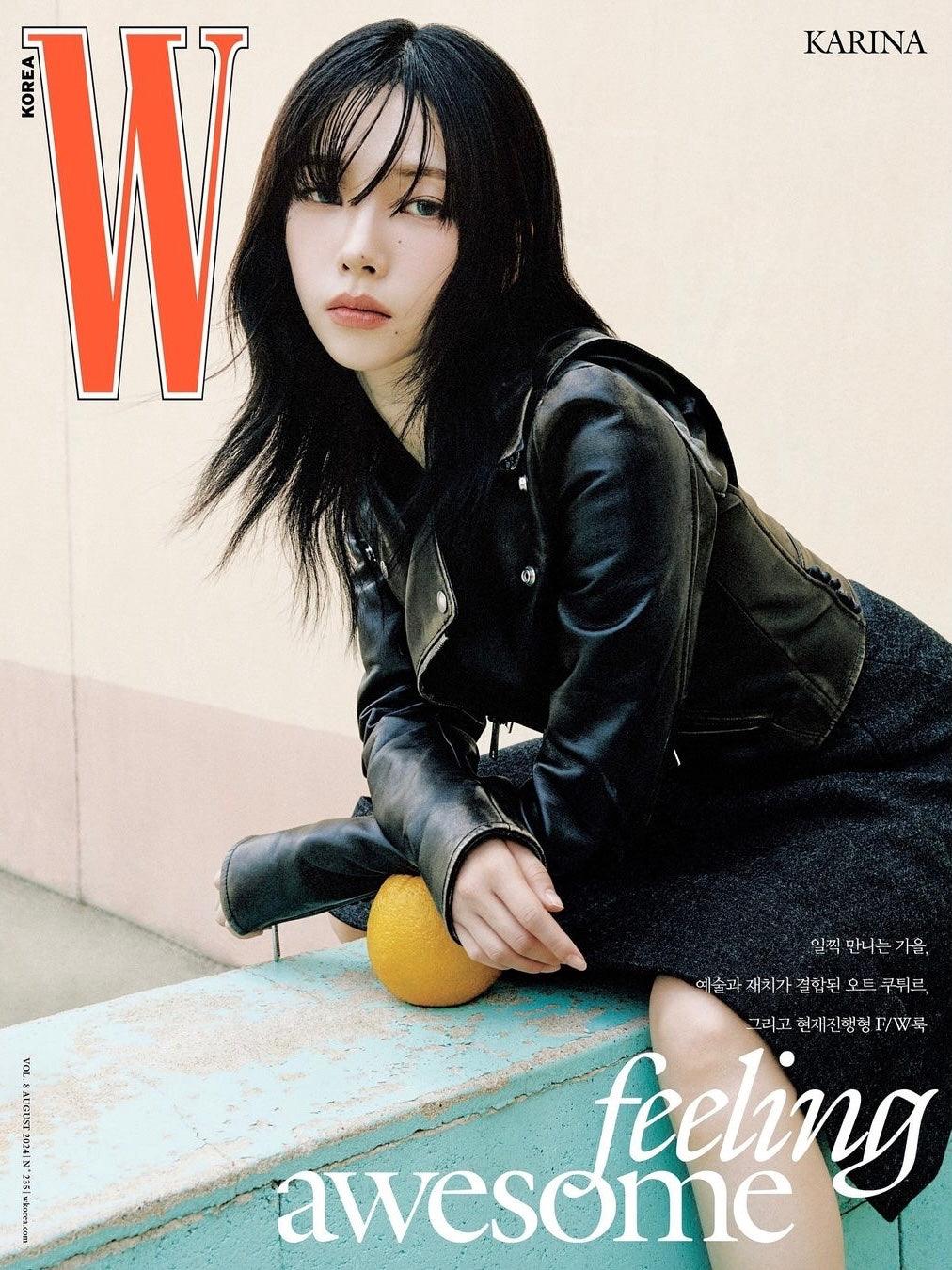 W KOREA MAGAZINE (VOL.8) / Cover : JAEHYUN (NCT) / KARINA (AESPA) - KAEPJJANG SHOP (캡짱 숍)