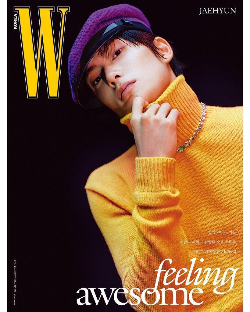 W KOREA MAGAZINE (VOL.8) / Cover : JAEHYUN (NCT) / KARINA (AESPA) - KAEPJJANG SHOP (캡짱 숍)