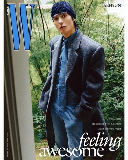 W KOREA MAGAZINE (VOL.8) / Cover : JAEHYUN (NCT) / KARINA (AESPA) - KAEPJJANG SHOP (캡짱 숍)