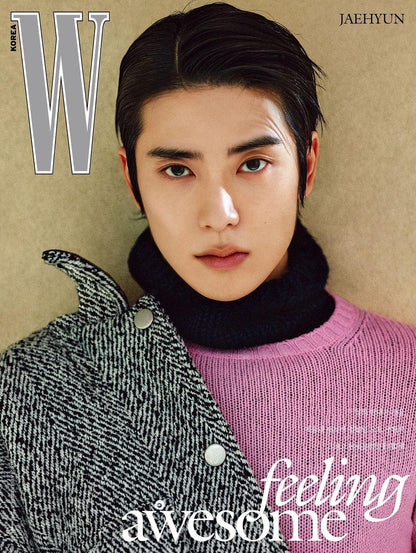 W KOREA MAGAZINE (VOL.8) / Cover : JAEHYUN (NCT) / KARINA (AESPA) - KAEPJJANG SHOP (캡짱 숍)