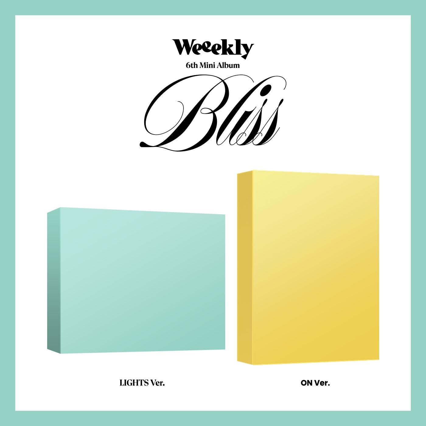 WEEEKLY - [BLISS] - KAEPJJANG SHOP (캡짱 숍)