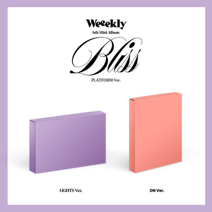 WEEEKLY - [BLISS] (Platform Ver.) - KAEPJJANG SHOP (캡짱 숍)