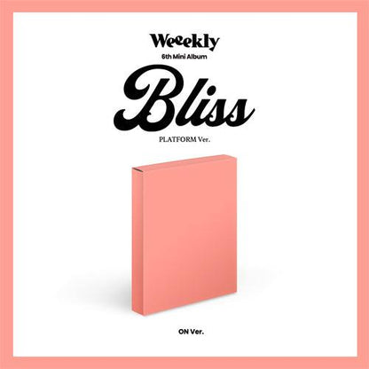 WEEEKLY - [BLISS] (Platform Ver.) - KAEPJJANG SHOP (캡짱 숍)