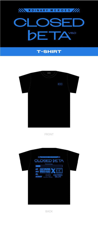 XDINARY HEROES - [CONCEPT [Closed ♭eta: v6.0] (Official MD) / T-SHIRT - KAEPJJANG SHOP (캡짱 숍)