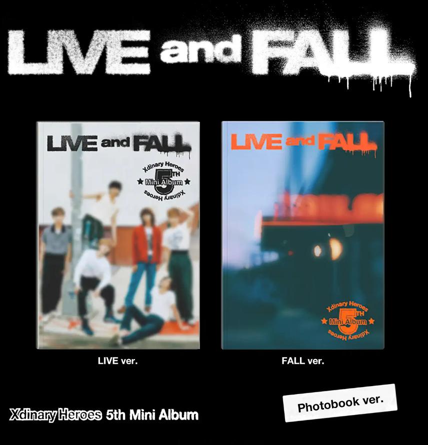 XDINARY HEROES -  [LIVE AND FALL] (Photobook Ver.) KAEPJJANG SHOP (캡짱 숍)