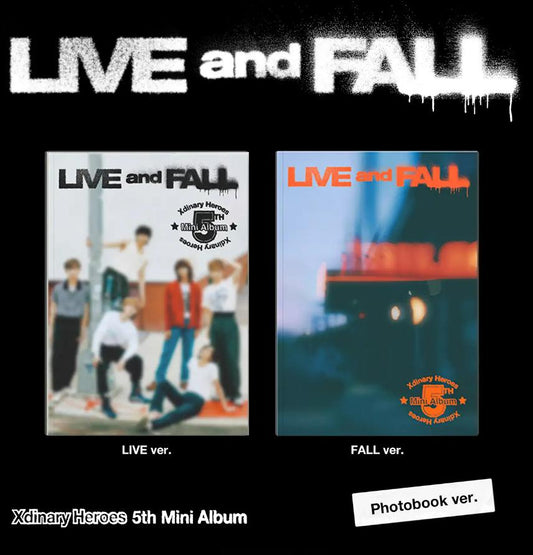 XDINARY HEROES -  [LIVE AND FALL] (Photobook Ver.) KAEPJJANG SHOP (캡짱 숍)