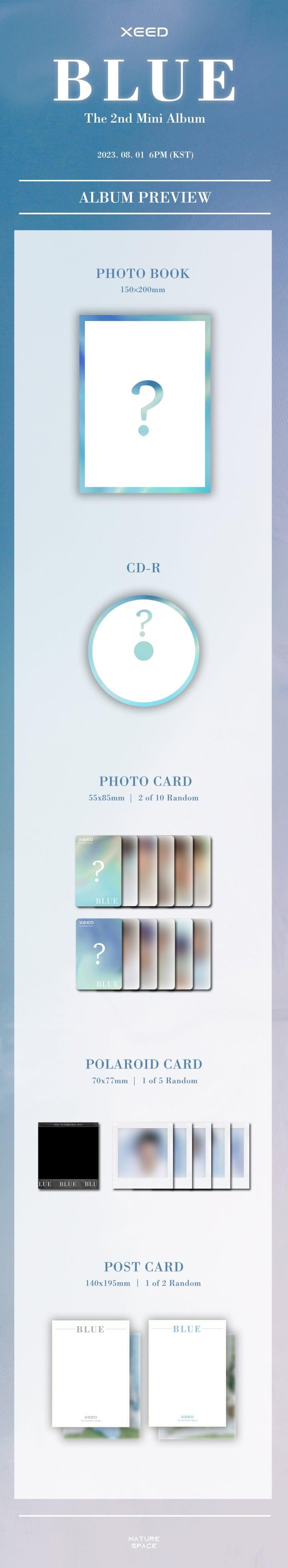 XEED - Mini Album Vol.2 [BLUE] - KAEPJJANG SHOP (캡짱 숍)