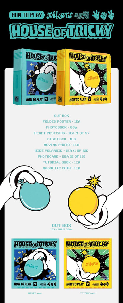xikers - Mini Album Vol.2 [HOUSE OF TRICKY : HOW TO PLAY] - KAEPJJANG SHOP (캡짱 숍)