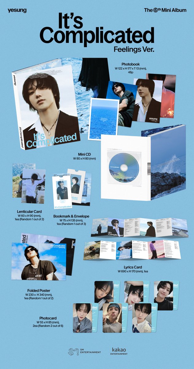 [PRE ORDER] YESUNG  [IT'S COMPLICATED]  (FEELINGS Ver.)